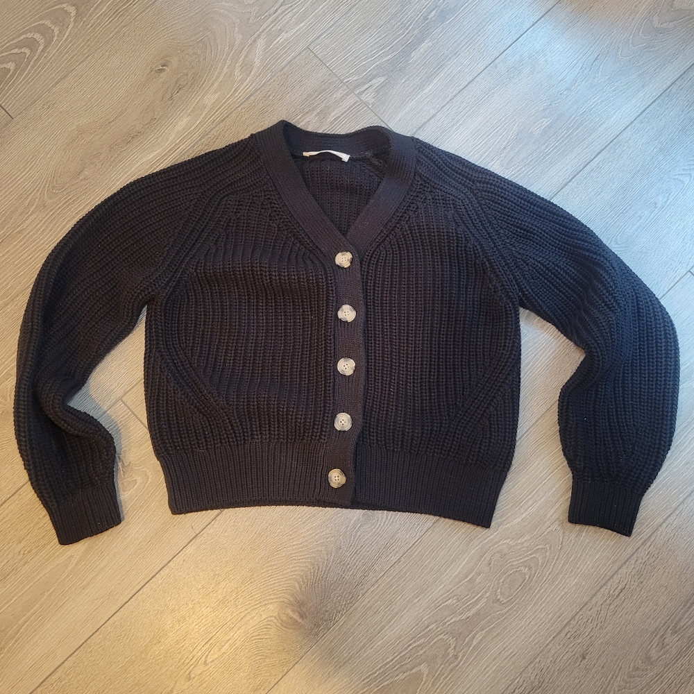 Everlane Texture Cotton Cardigan